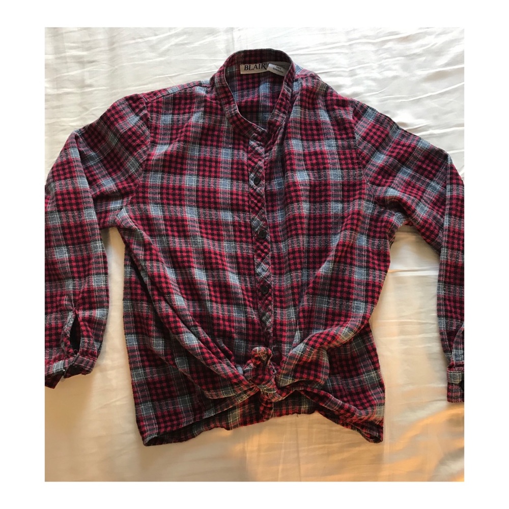 Red and blue Flannel